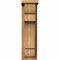 Ekena Millwork New Brighton Rough Sawn Corbel w/Backplate, Western Red Cedar, 6"W x 10"D x 22"H COR06X10X22NEB01RWR - alternate 3